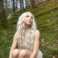 Celeste™ – 28” Wavy Platinum Synthetic Wig
