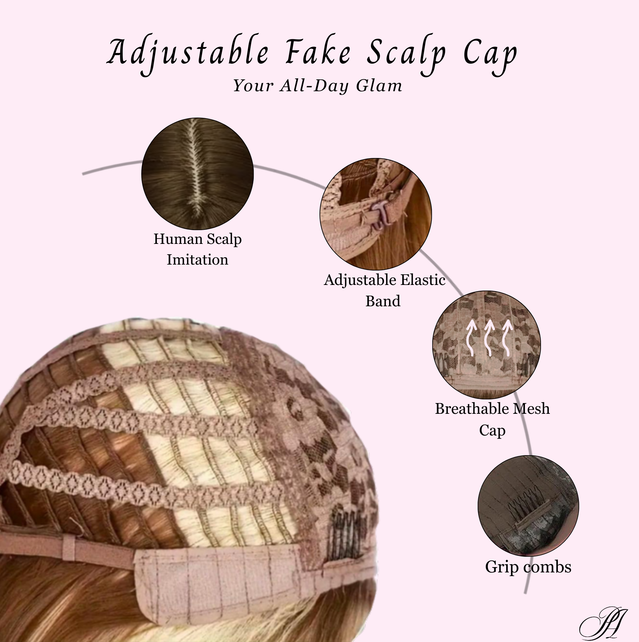 Juliette™ – 26” Wavy Auburn Synthetic Wig