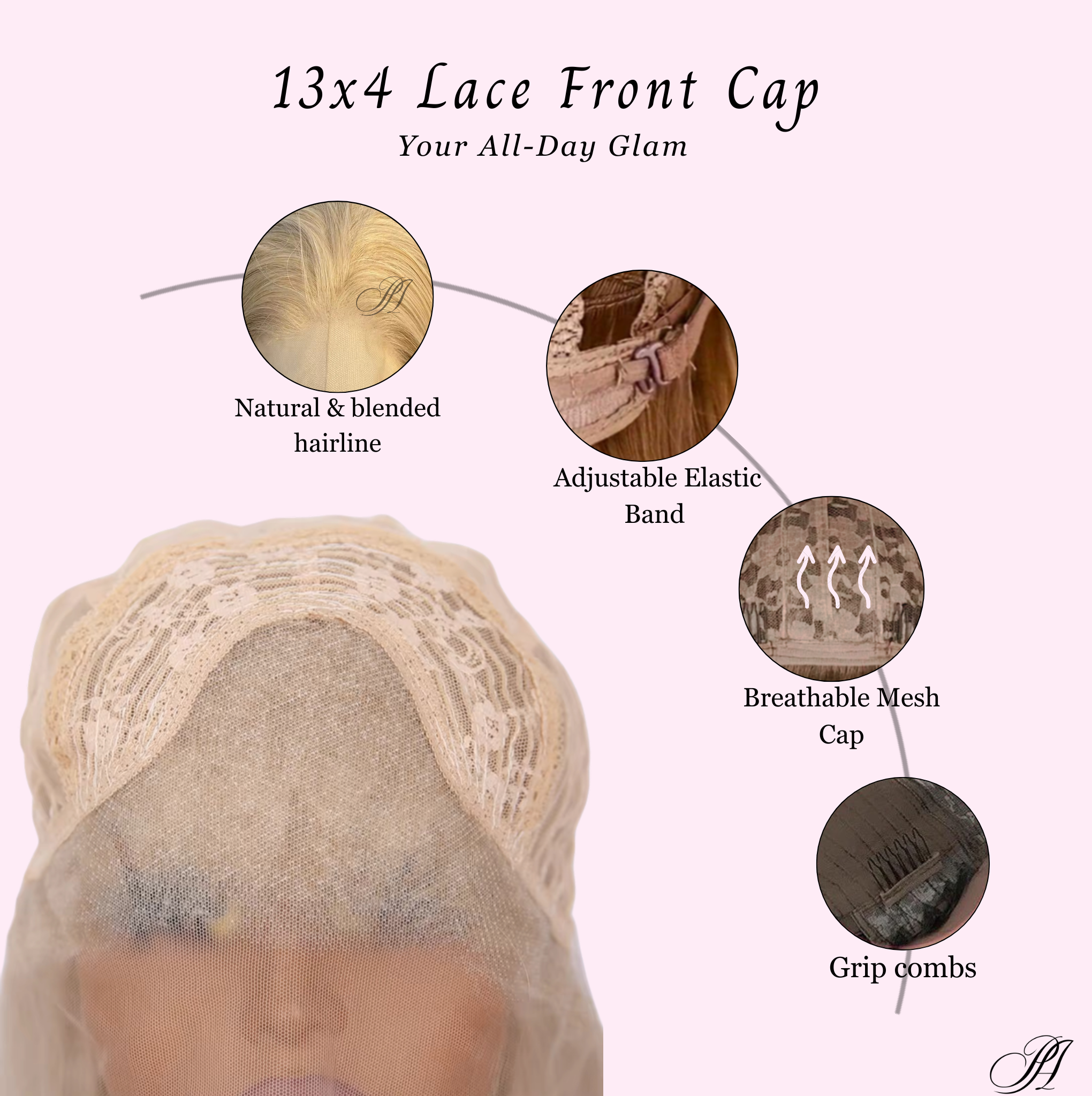 Lola™ – 28” Body Wave Blonde Synthetic Wig