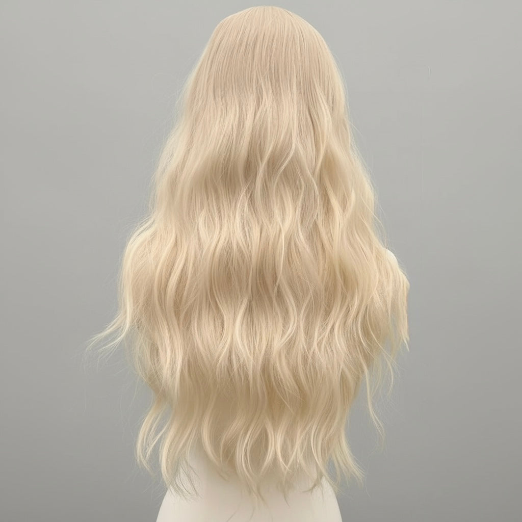 Chloe™ – 28” Wavy Warm Blonde Synthetic Wig