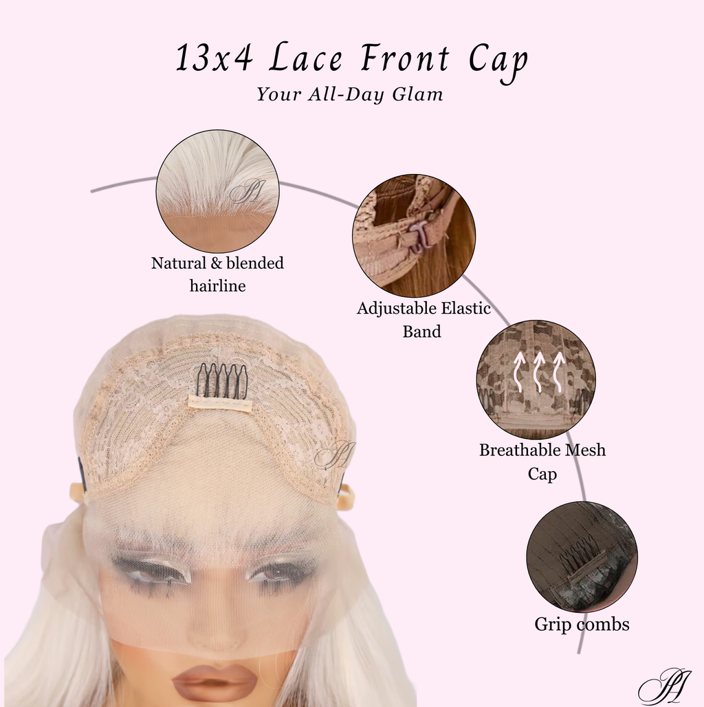 Celeste™ – 28” Wavy Platinum Synthetic Wig