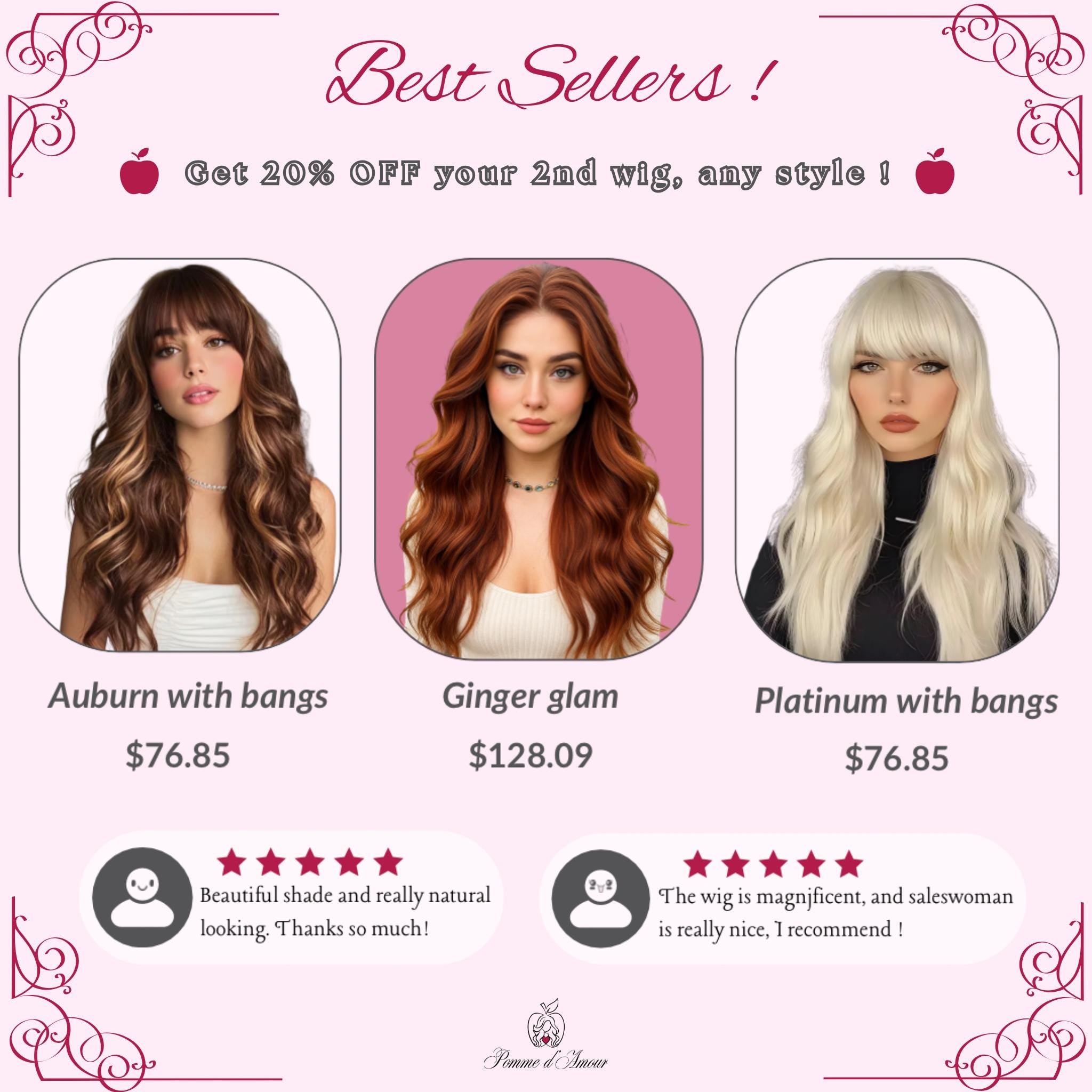 Perruque droite blonde lacet noire dégradée : cheveux synthétiques résistants à la chaleur